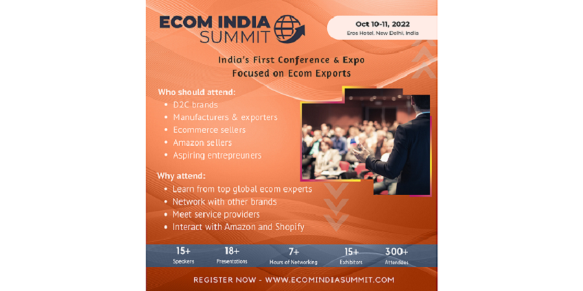 Ecom India Summit: The Two-Day Conference To Be A Landmark Event For E-Commerce Exports