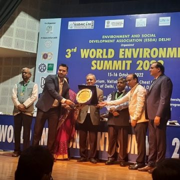 At the ESDA Global Summit – WES2022 in Delhi, Mr. Raj Singh Bhati, Director for Marketing was presented with the Education Excellence Award 2022