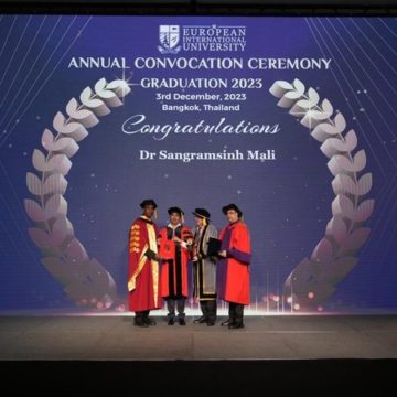 European International University’s Prestigious Event Culminates in Honorary Doctorate and World Peace Ambassador Designation for Dr Sangramsinh Mali