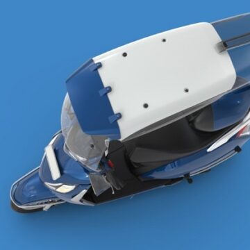 Airbag and sunroof for scooter! Yes GERMAN-MECHANIC Safety & Innovative parts and accessories manufacturer aims to reduce accidental injury rate by 30% before 2025.